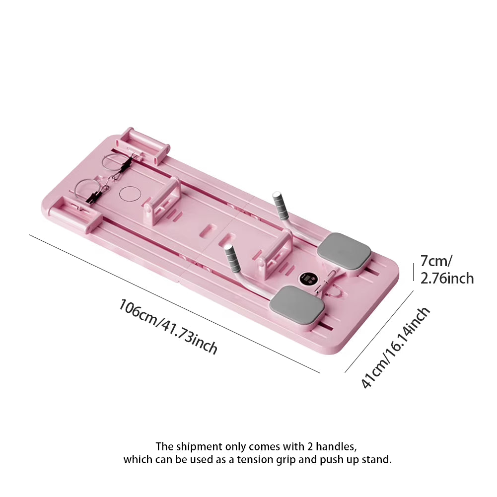 Multifunctional Abdominal Exercise Board Fitness Board Automatic Rebound Leg & Arm Toner Pilates Reformer Set Fitness Equipment